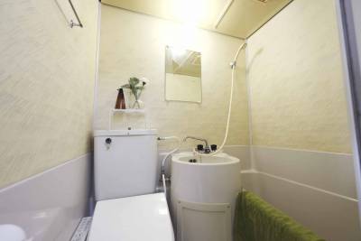 浴室トイレもすぐに洗えるから実は綺麗^_^