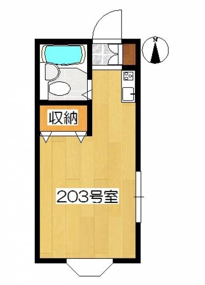 エフケイハイツ　203号室