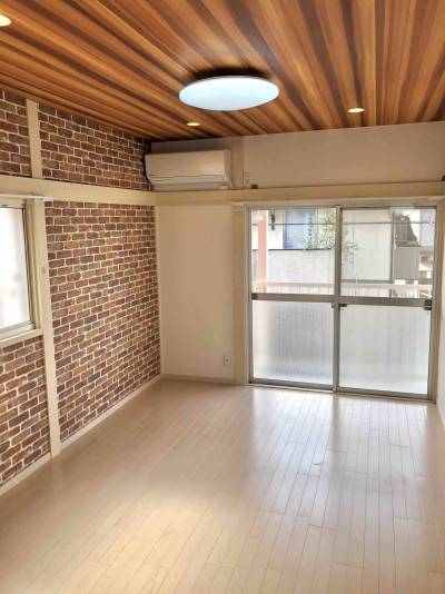 ２階なので、防音仕様のフローリングを使用しています。