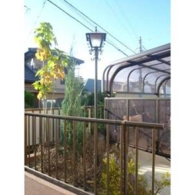 植栽、外灯もあります
