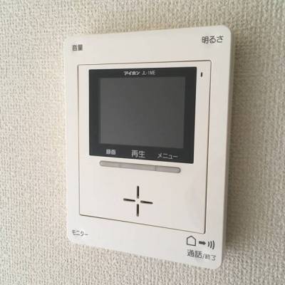 録画機能付きモニタドアホン