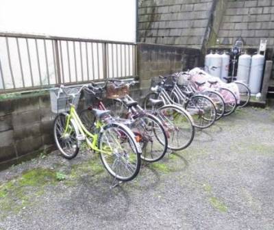 駐輪場あり♪自転車でのお出かけにも便利！