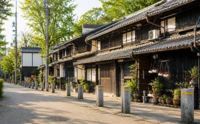 歴史ある四間道の街並みも徒歩圏