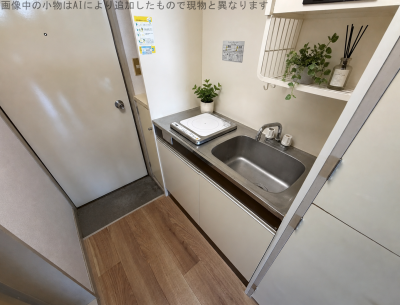玄関から室内への動線もスムーズ。お掃除もしやすい床材です