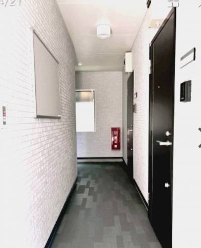 室内共用廊下で清潔