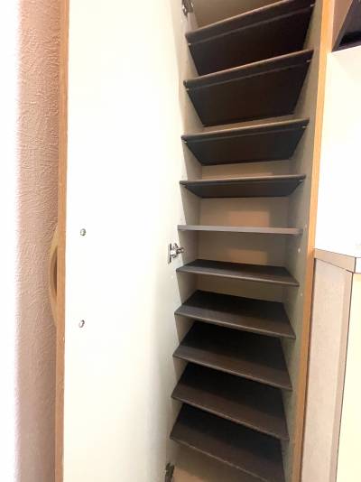 大容量のシューズボックス付きで、玄関がいつもスッキリ♫