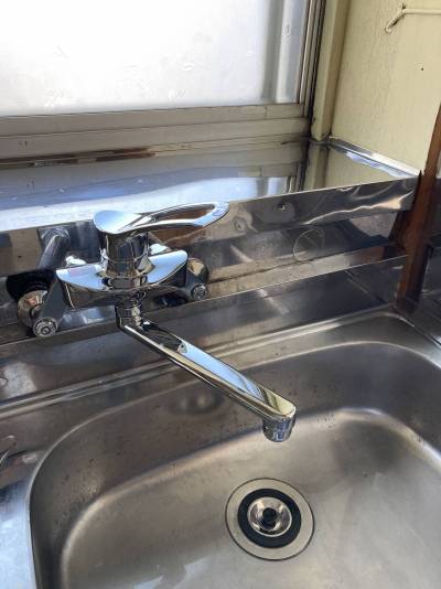 新品　シングル混合水栓