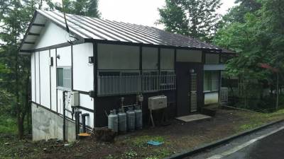 半地下に物置があります