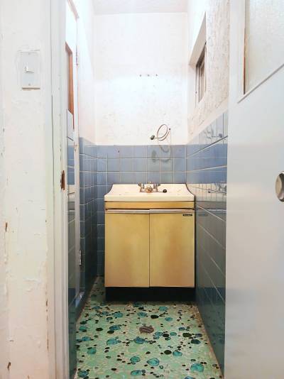 あると、少し嬉しい独立洗面台。