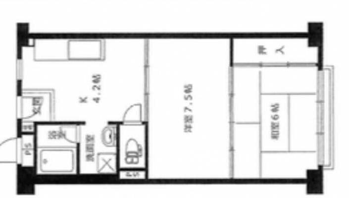 大阪府大阪市城東区 シャルマンコーポ野江304の間取り図