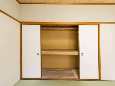 収納はここ一か所ですが、広くて沢山入ります。