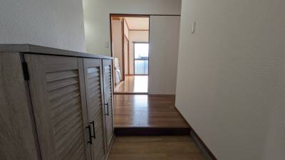 使い勝手の良い広々とした玄関。