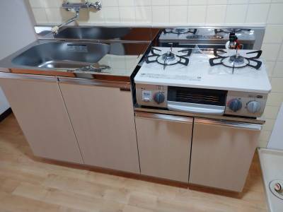 ピカピカの台所は，見ていて気持ちがいいですね。