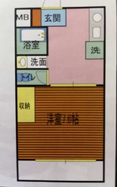 広島県広島市佐伯区 Tフラッツ201の間取り図