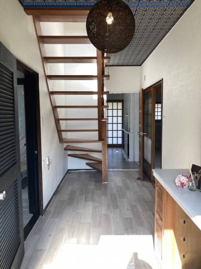 明るい玄関