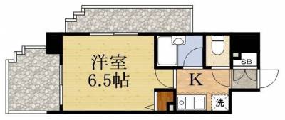 大阪府大阪市淀川区 ダイアパレス新大阪宮原902号の間取り図