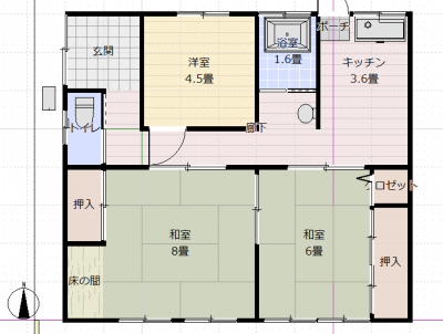 ※間取が反転する場合があります。イメージ画像※現況優先