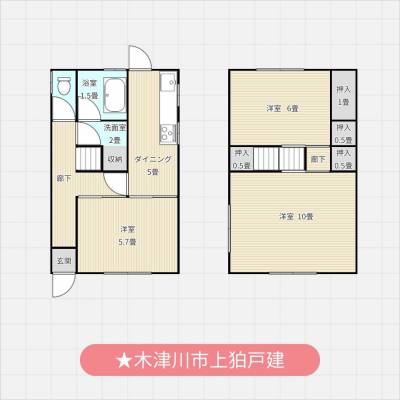 裏庭からのキッチン勝手口、2階の10畳が魅力(*^^*)