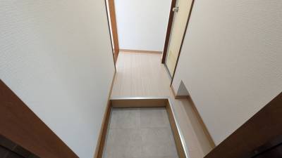 使い勝手の良い広々とした玄関。