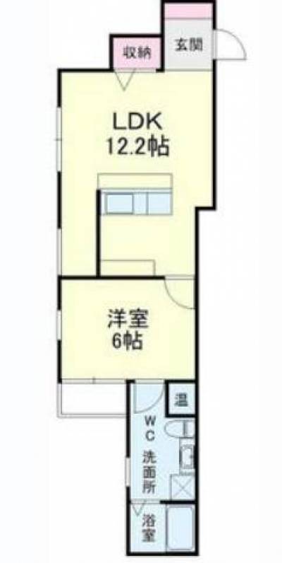 静岡県浜松市中区 ルミシア2606の間取り図