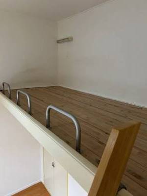 ロフト付きでお部屋を広く使えます