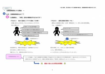 ★定期借家について①★
