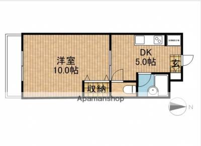 静岡県磐田市 park heights（パークハイツ水堀）306の間取り図