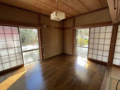 リビングは明るい2面彩光