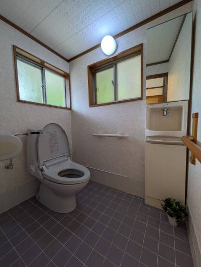 清潔なトイレで毎日気持ち良く過ごせます。