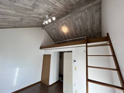 ♪広い天井空間とお洒落な天井照明♪