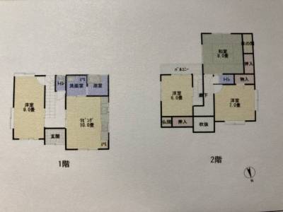 2階の7畳洋室が対象のお部屋です