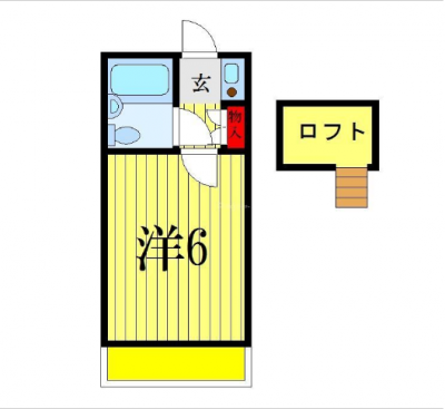 千葉県習志野市 サネッチケイ206の間取り図