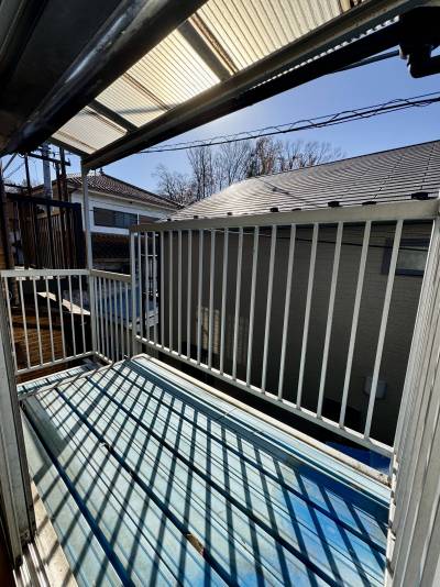 ベランダの日当たり良好です