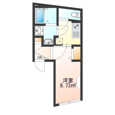 バストイレ別、独立洗面台、２口コンロ、エアコン、LED照明！