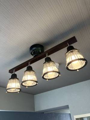 リモコン付きの新品LED照明