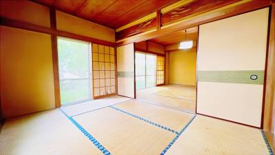 和室８畳、６畳で広々
風通しも抜群