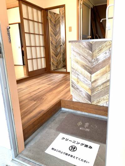 ウッド調のデザイン