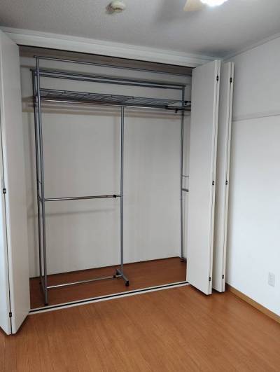 大収納のクローゼットで沢山入る♪