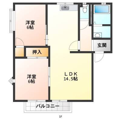 一人暮らし又はファミリー層向きです。