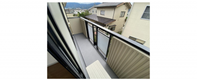 ベランダからの景色です。