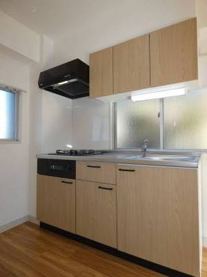 大き目なシステムキッチン