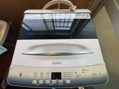 状態の良い洗濯機もプレゼント！※中古