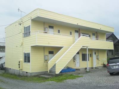 建物北側の外観です