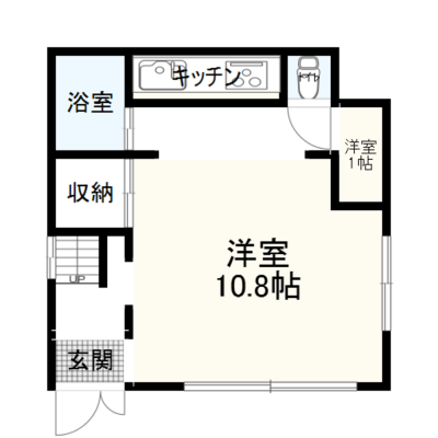 1階の間取り図です。
