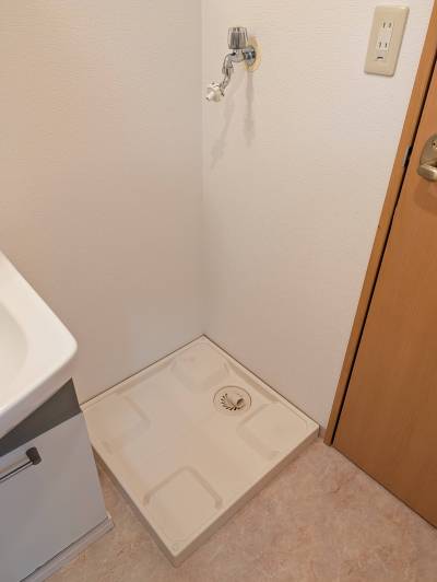 室内洗濯機置場、洗濯パン□