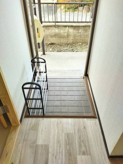 玄関　シューズラック付