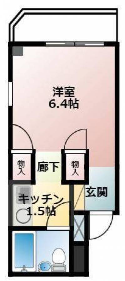 神奈川県横浜市西区 エクセレント21602の間取り図
