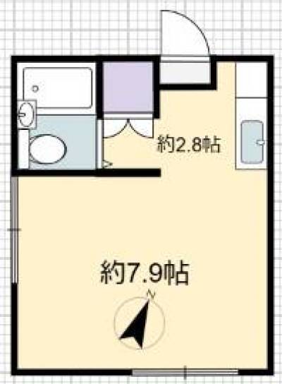 北海道小樽市 トミセンシャ101の間取り図
