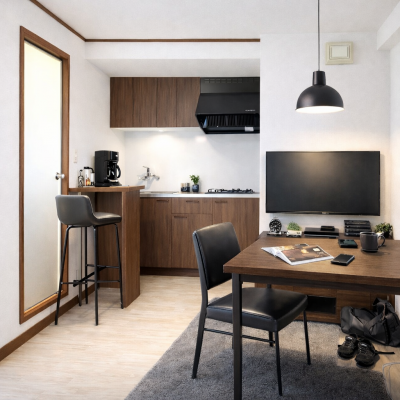 新しい2口システムキッチン