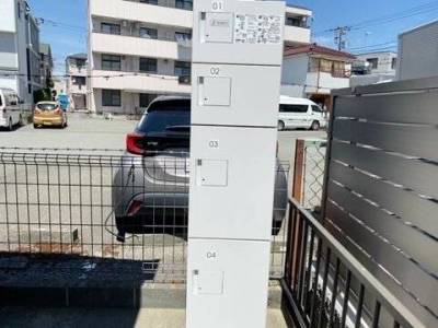 宅配ボックスも完備しています！